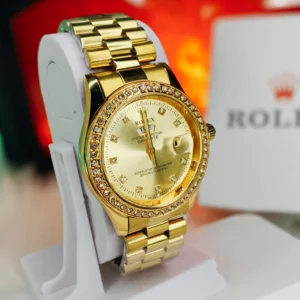 Rolex Premium Watch - Golden Stone