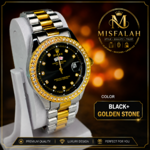 Watch Black+ Golden Stone